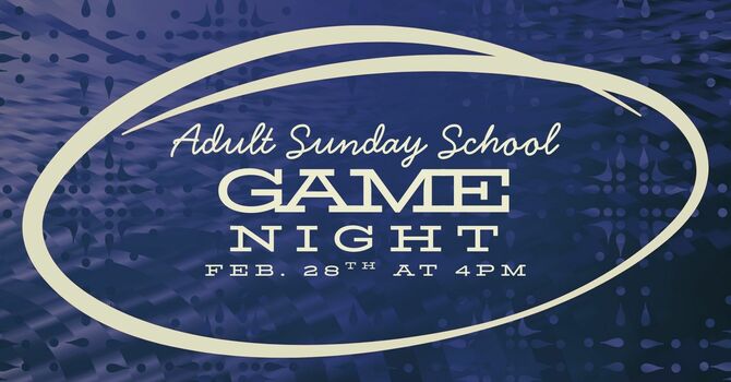 Adult Sunday School Game Night
