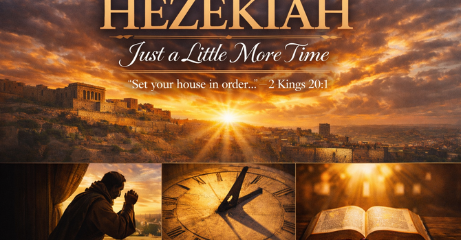 Hezekiah: Just a Little More Time image
