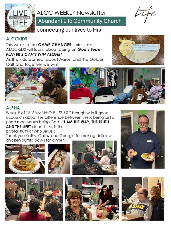 connecting our lives to His