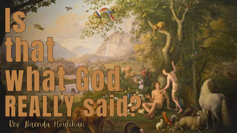 Is That What God Really Said?