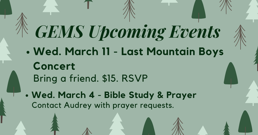 GEMS Upcoming Events