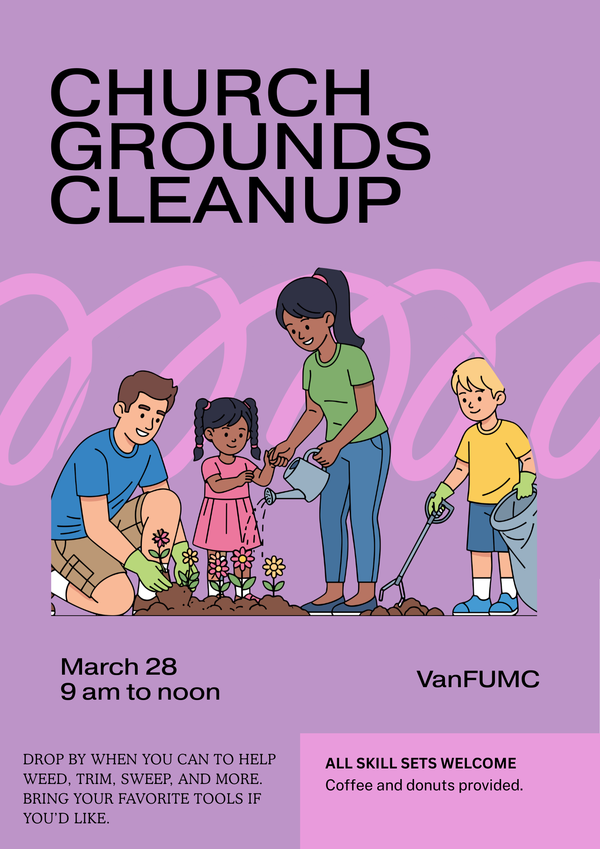 Church Grounds Cleanup