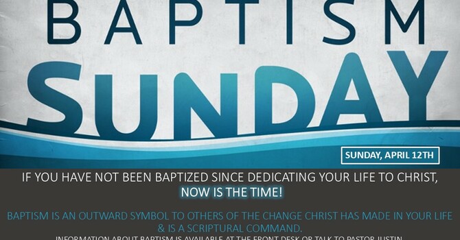 Baptism Sunday