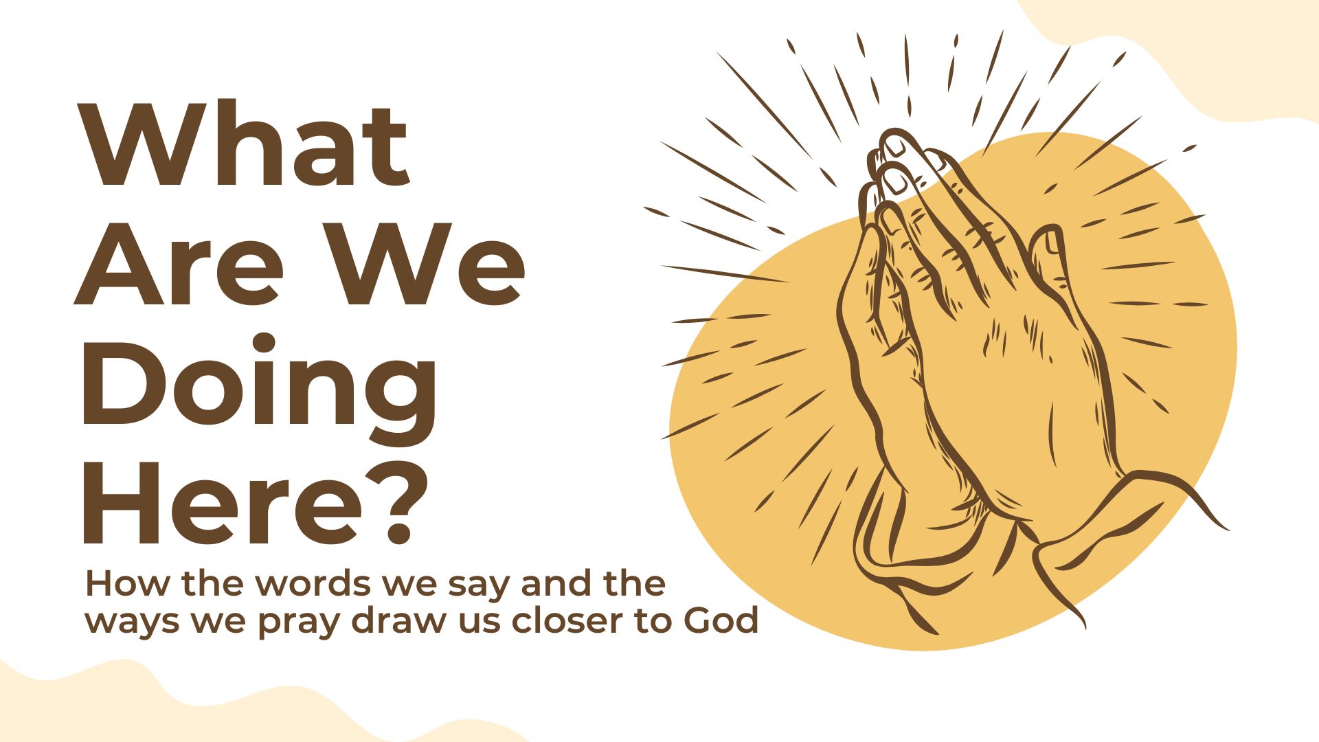 Image of hands folded in prayer