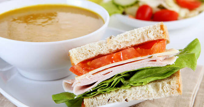 Lent Soup and Sandwhiches