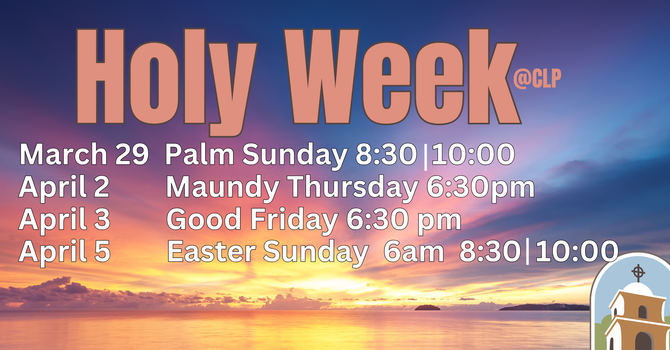 Holy Week 2026