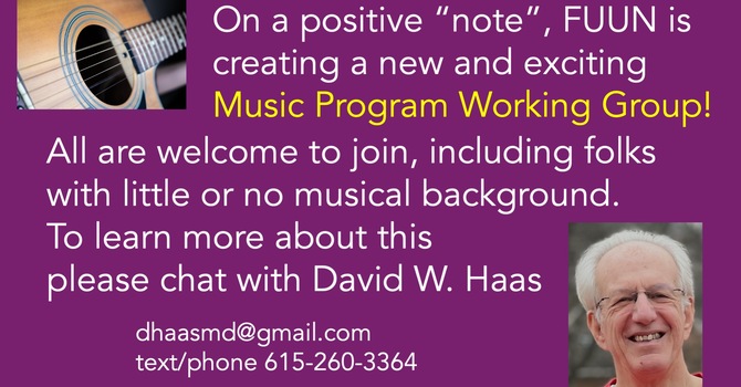 FUUN Music Program Working Group