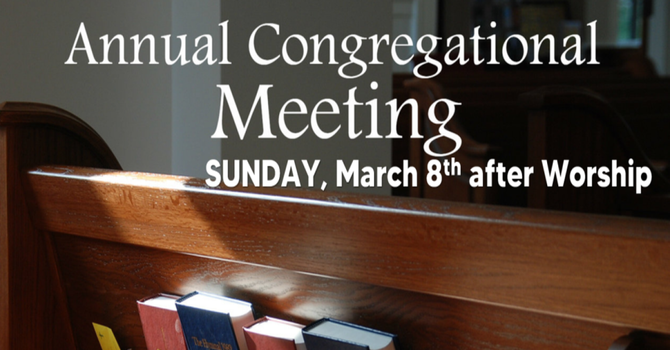 2025 Annual Congregational Meeting