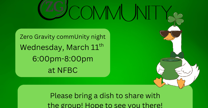 Zero Gravity commUnity night