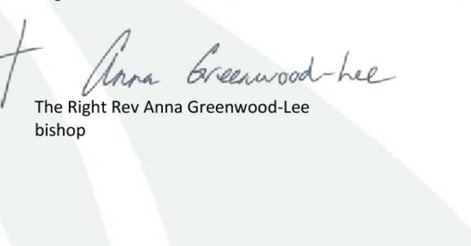 A Letter from Bishop Anna image