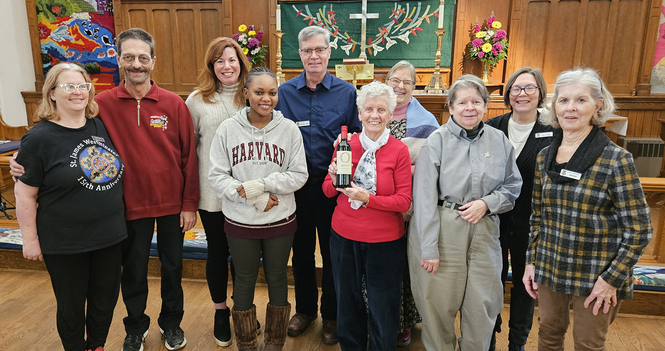 The Eucharist and wine tasting at St. James Westminster