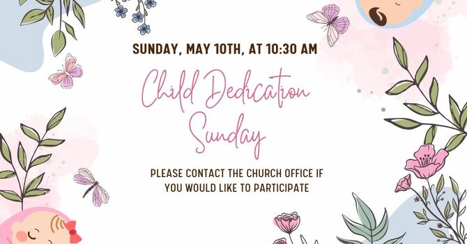 Child Dedication Sunday