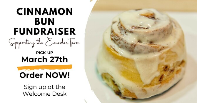Cinnamon Bun Fundraiser
