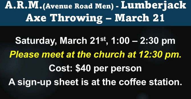 A.R.M. Ministry (Avenue Road Men)