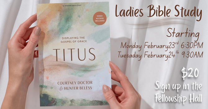 Tuesday Morning Ladies Bible Study