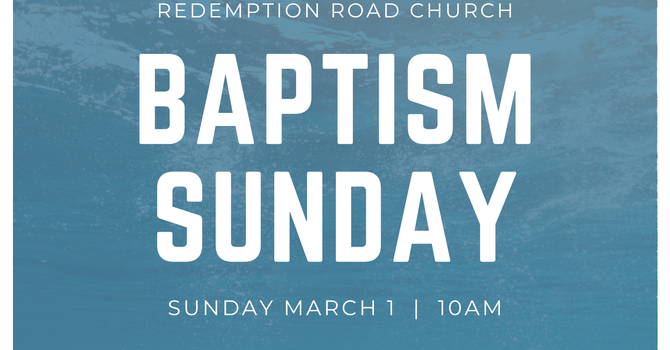 Baptism Sunday