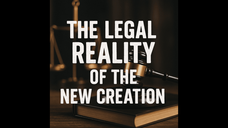 The Legal Reality of the New Creation