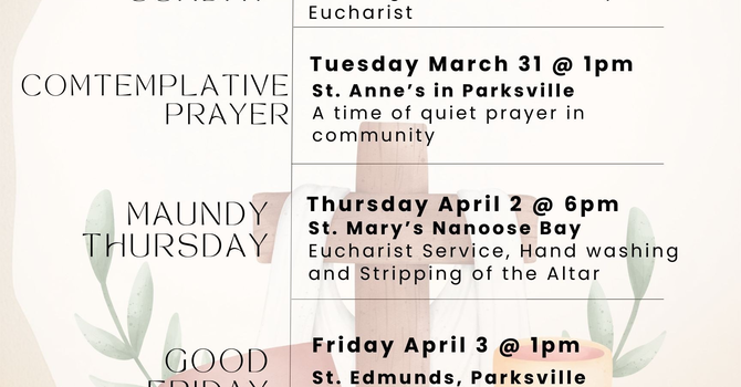 Holy Week Services