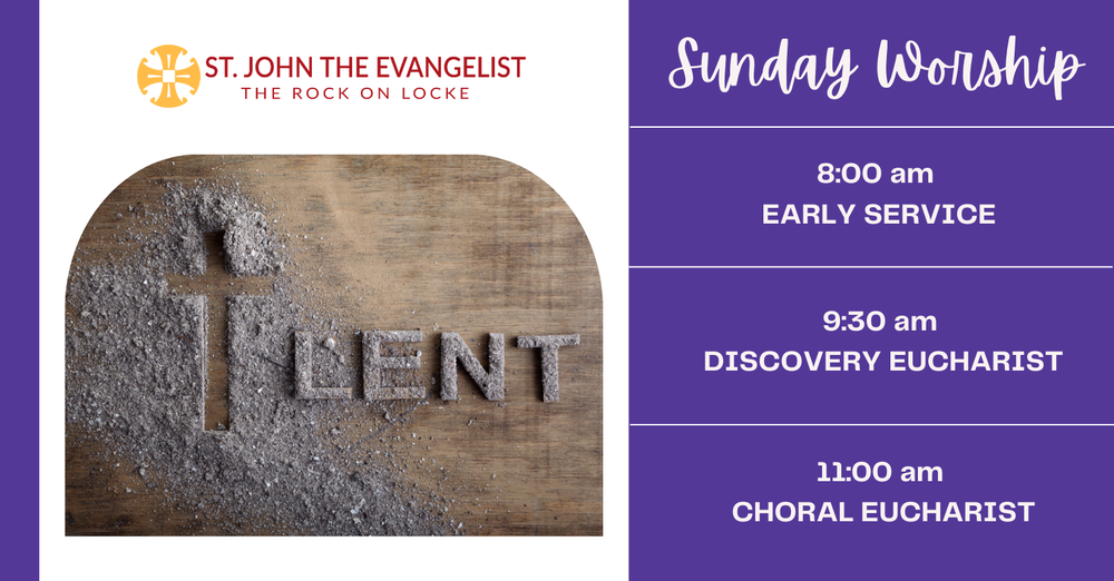 Worship for the week of Sunday, March 1