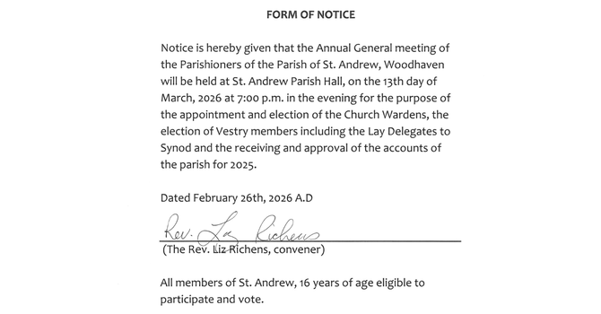 Annual General Meeting Notice