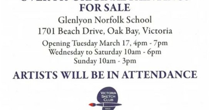 Victoria Sketch Club spring show image