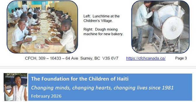 Update from the Canadian Foundation for the Children of Haiti image