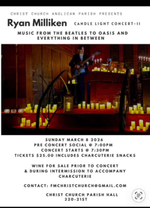 Candlelight Concert with Ryan Milliken