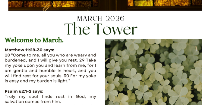 March 2026 Tower Newsletter image