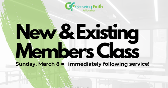 New & Existing Members Class