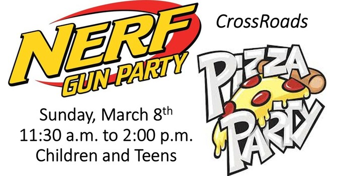 Pizza and Nerf Party