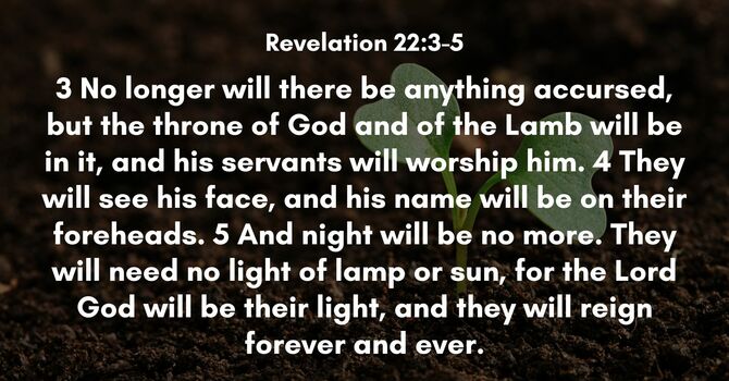 Revelation 22:3-5 image