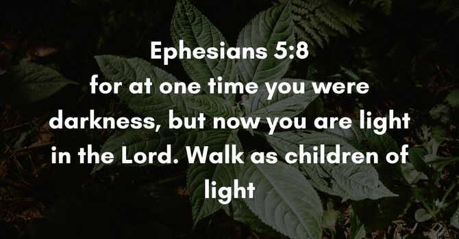 Ephesians 5:8 image