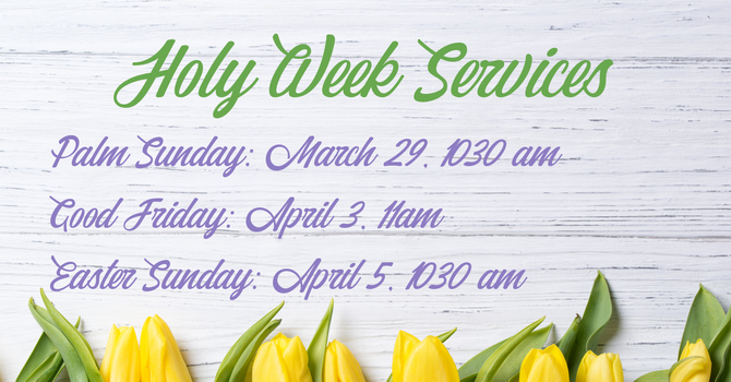 Holy Week Services