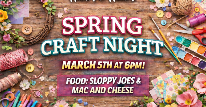 Heart to Heart Spring Craft Night