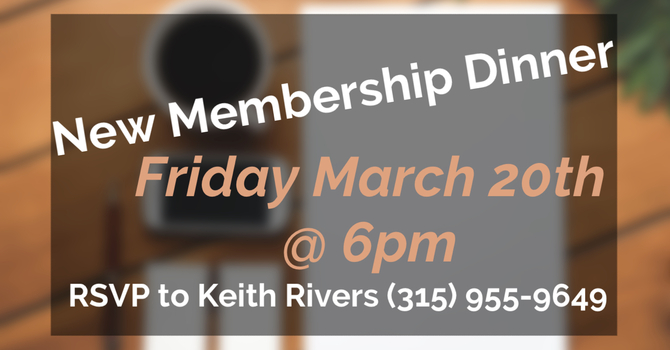 New Memebership Dinner