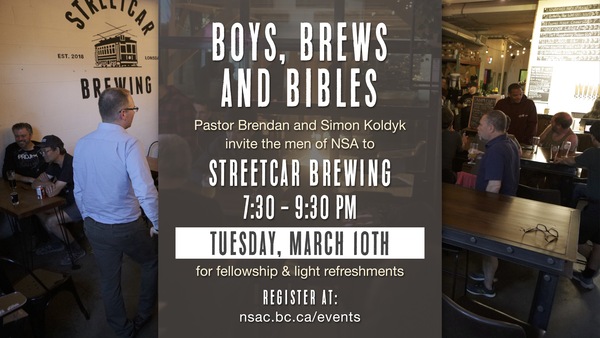 Boys, Brews and Bibles