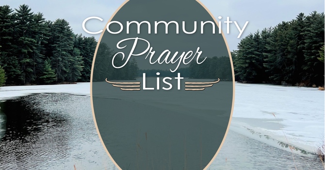 Our Parish Community Prayer List image