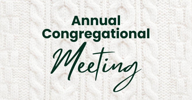 Annual Congregational Meeting