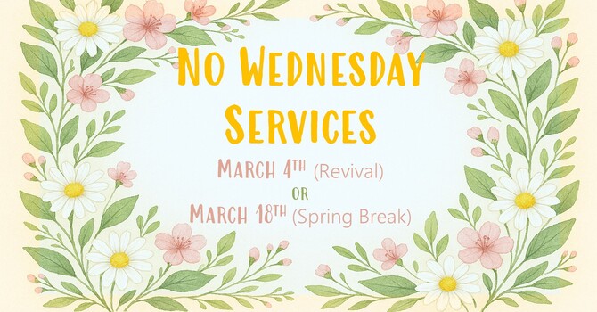 No Wednesday Activities