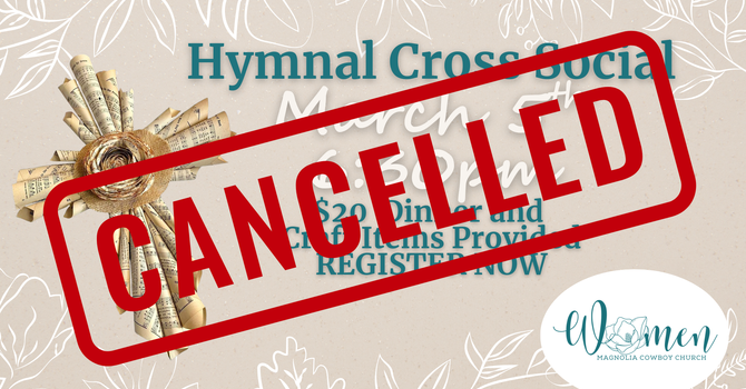 Cancelled - Hymnal Cross Craft Night