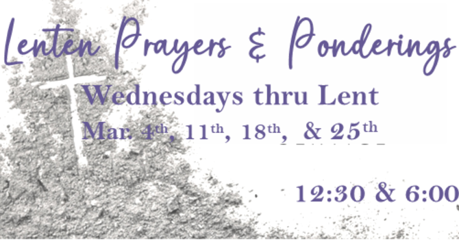 Lenten Prayers & Ponderings image