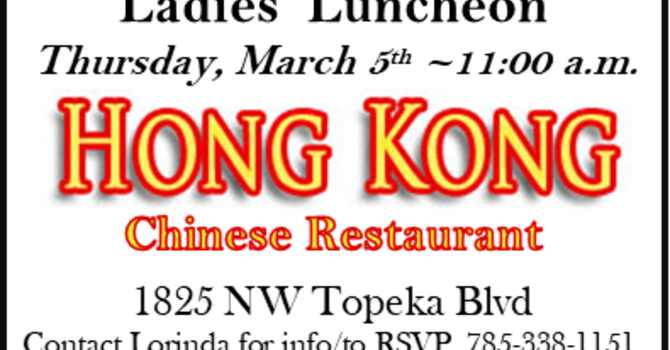 Ladies' Lunchin' ~ March 5th image