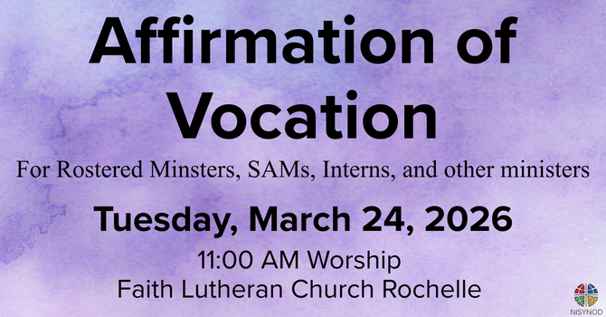 Affirmation of Vocation