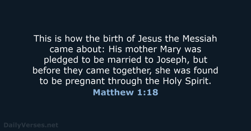 Matthew 1:18