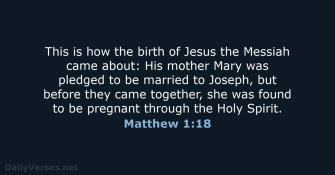 Matthew 1:18