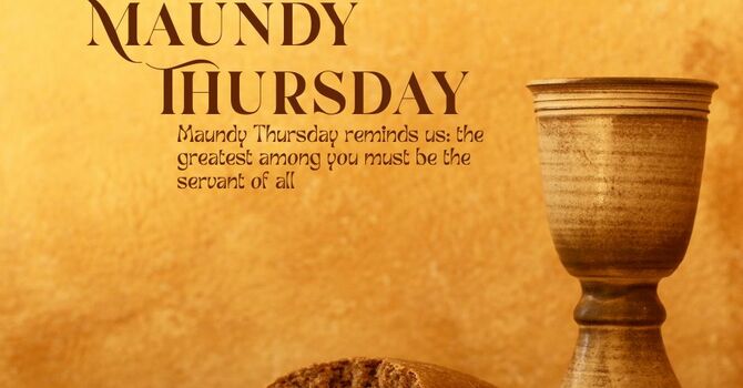 Maundy Thursday Service @ St. Mary NB
