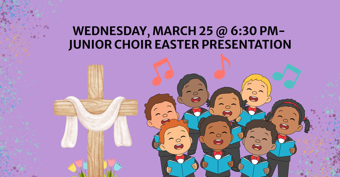Junior Choir Easter Presentation