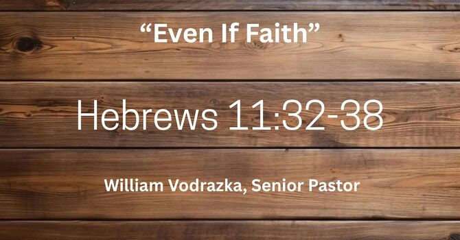 Even If Faith