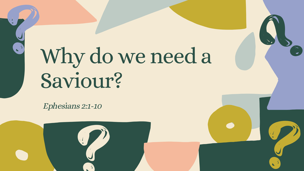 Why do we need a Saviour?