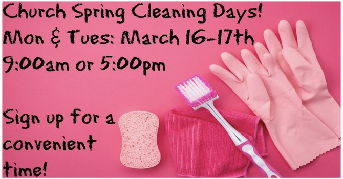 Church Spring Cleaning